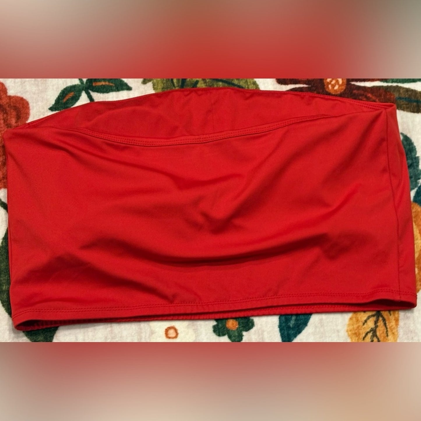 No Boundaries Red Mini Tube Top