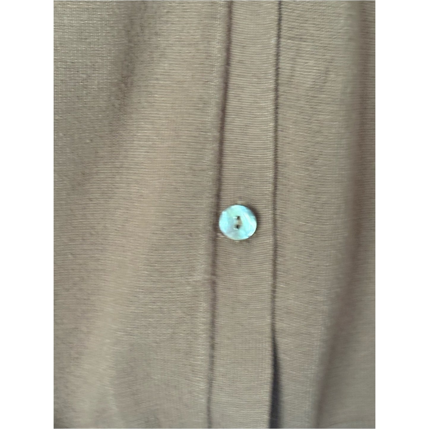 Mango Brown V-Neck Button Cardigan
