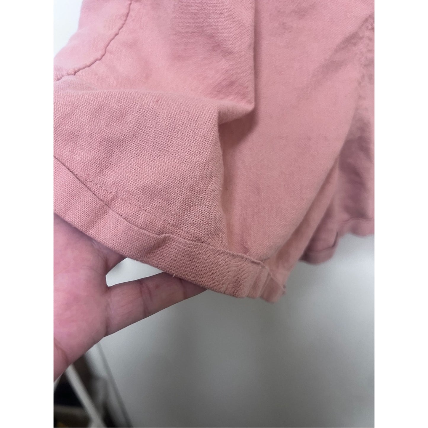 Old Navy Dusty Mauve Crochet-Trim Girls Romper