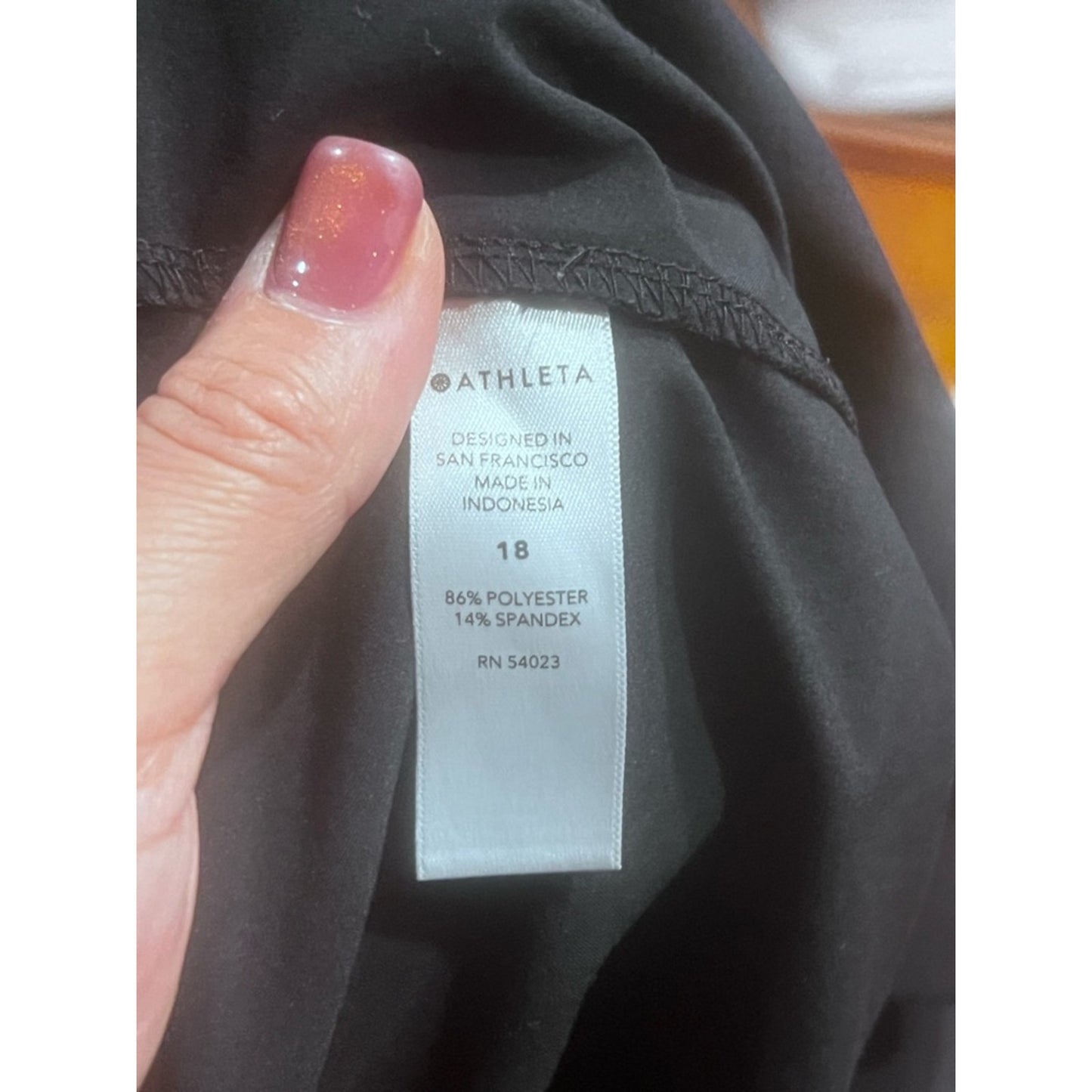 Athleta Black High-Waist Tie-Waist Womens Shorts