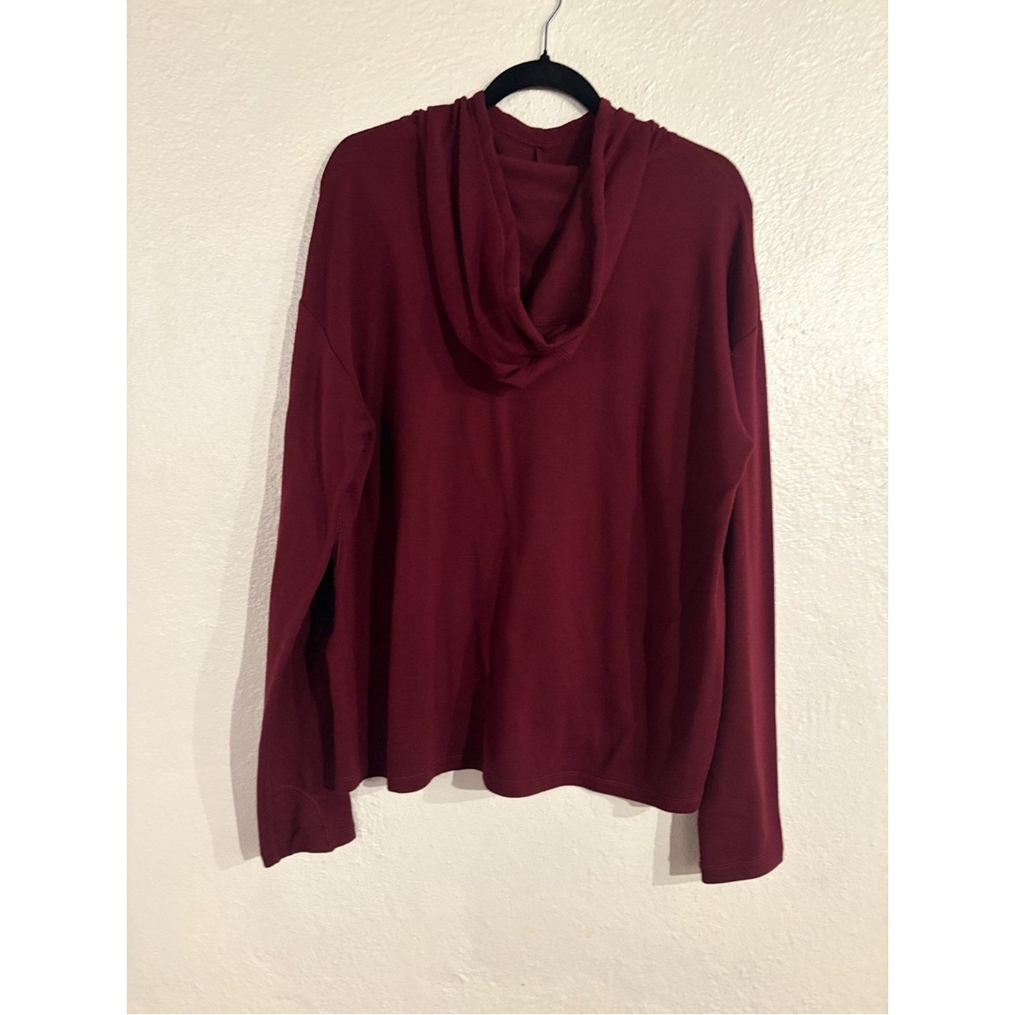 Athletic Works Women's Hooded Pullover - Burgundy Wine