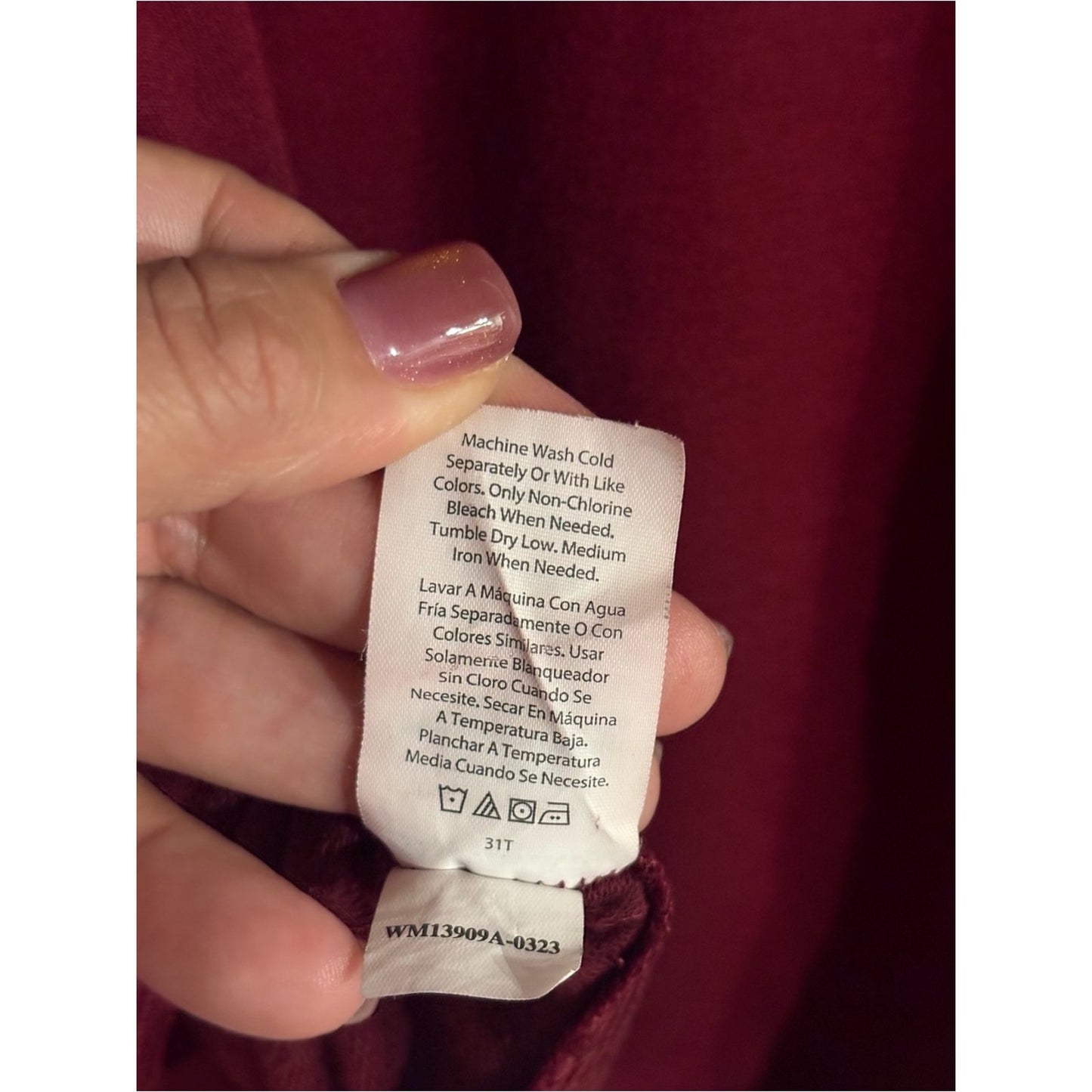 Athletic Works Women's Hooded Pullover - Burgundy Wine