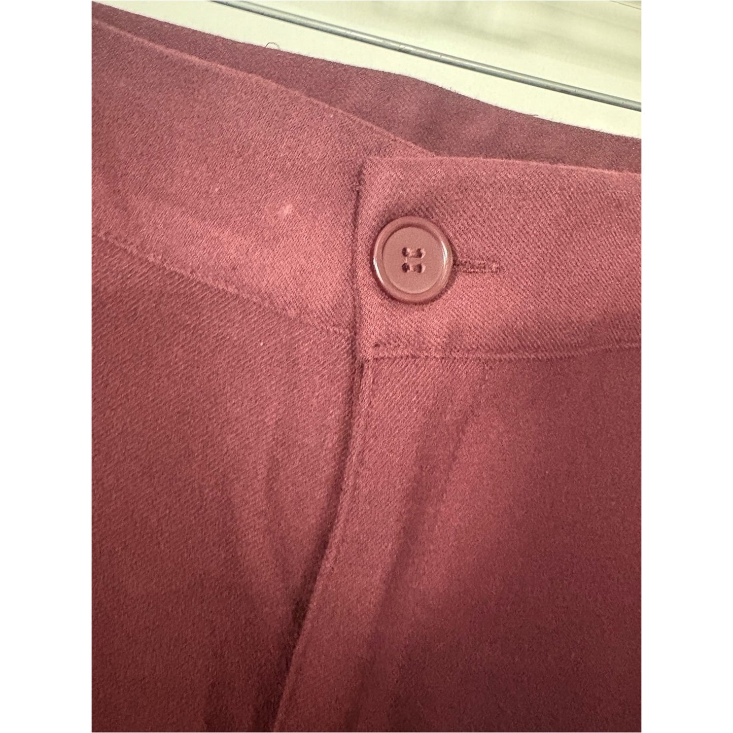 torrid Maroon Pleated High-Rise Trousers