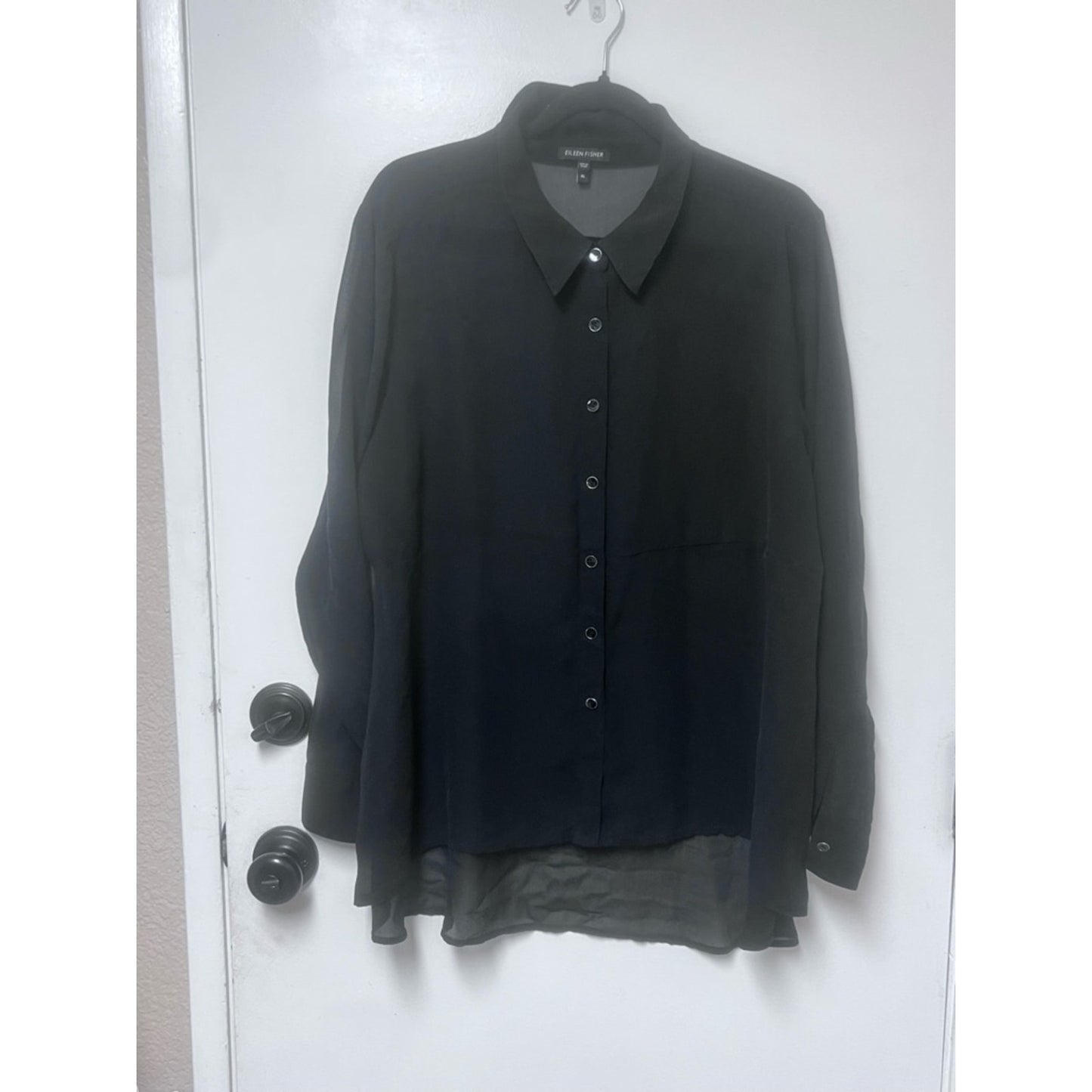 Eileen Fisher Black Women's Top