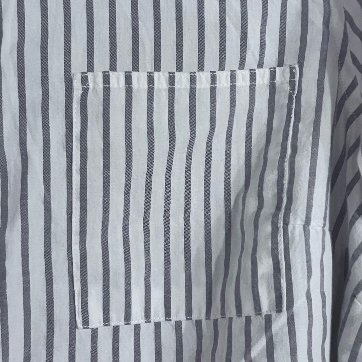 Torrid light blue and White Stripe button-up