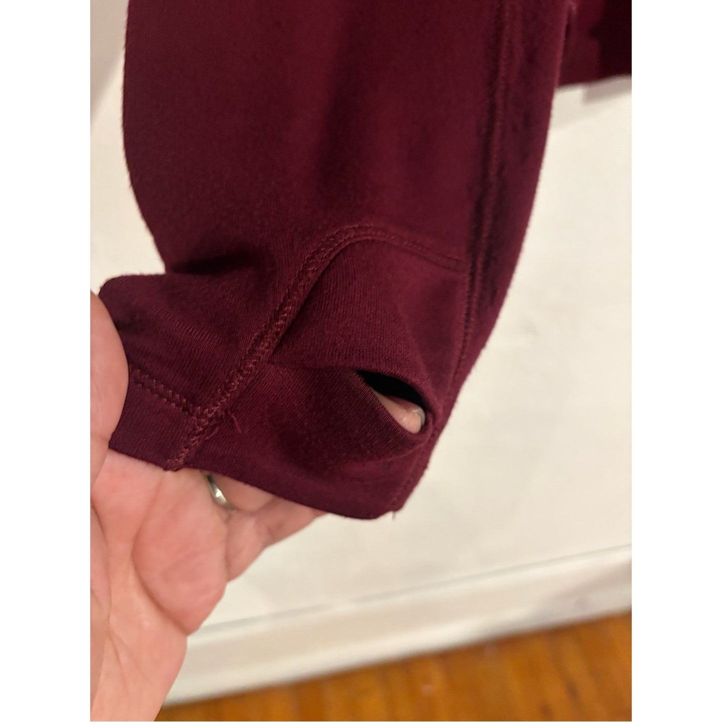 Athletic Works Women's Hooded Pullover - Burgundy Wine