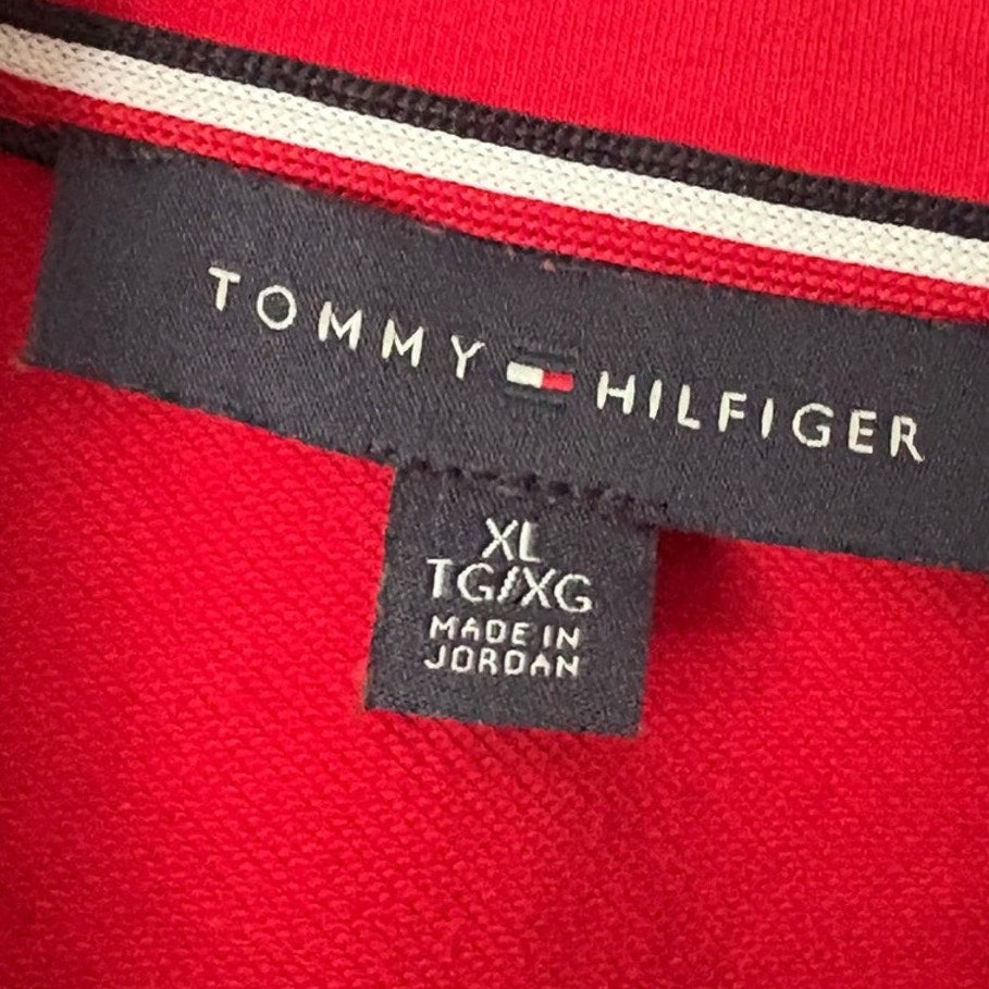 Tommy Hilfiger Women's Red Military-Style Jacket