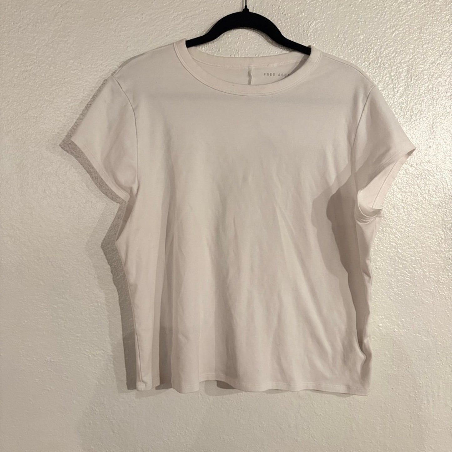 Free People Soft Blush Short Sleeve Crewneck Tee