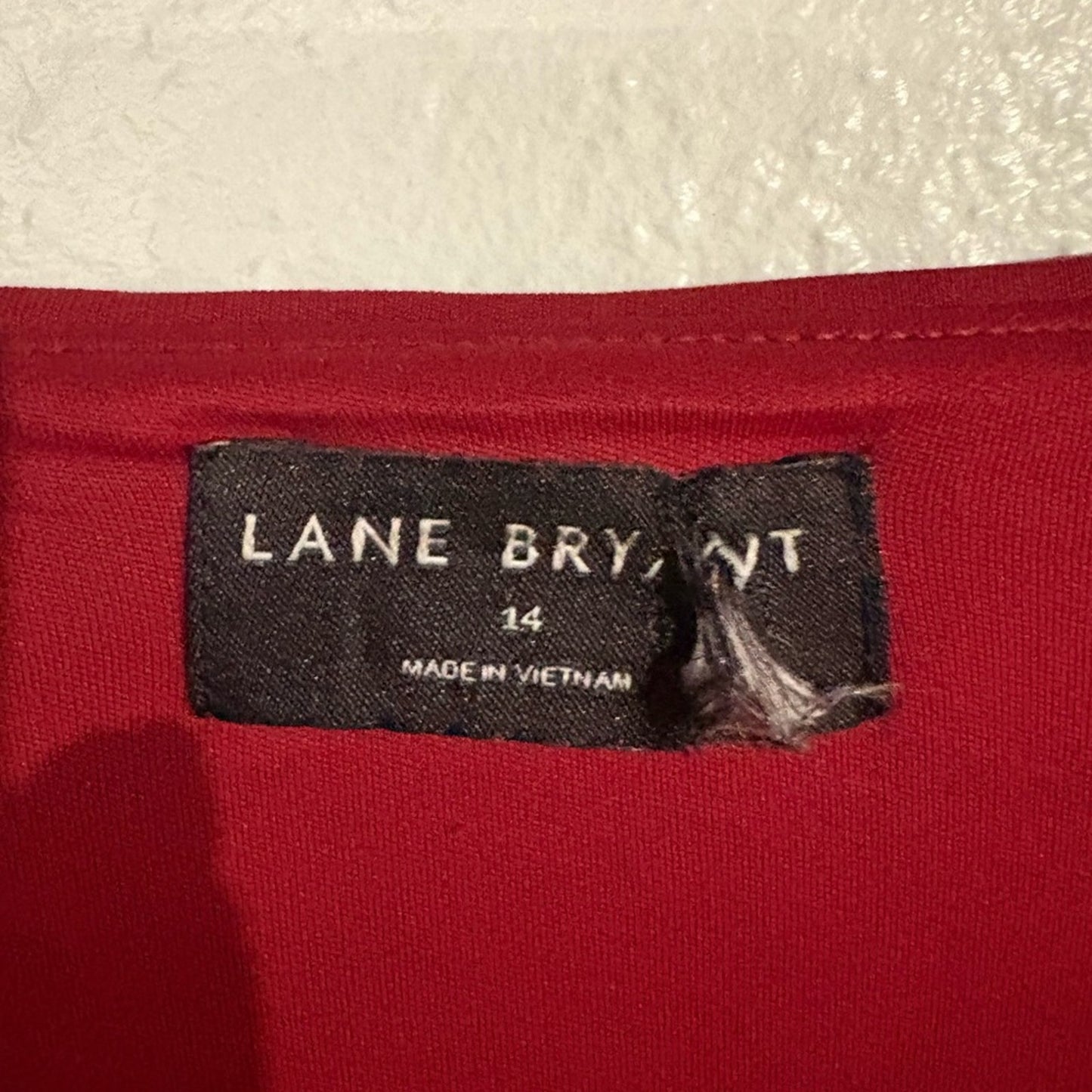 Lane Bryant Burgundy Red Sequin Short Sleeve Scoop Neck Top