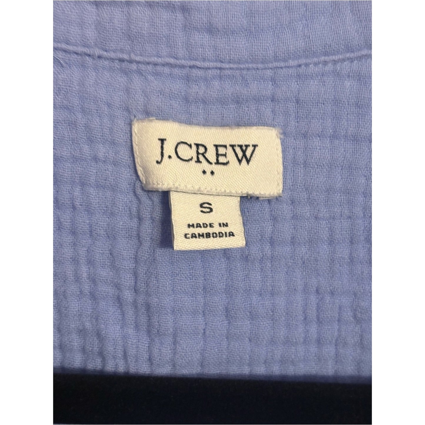 J. Crew Men’s Light Blue Gauze Polo