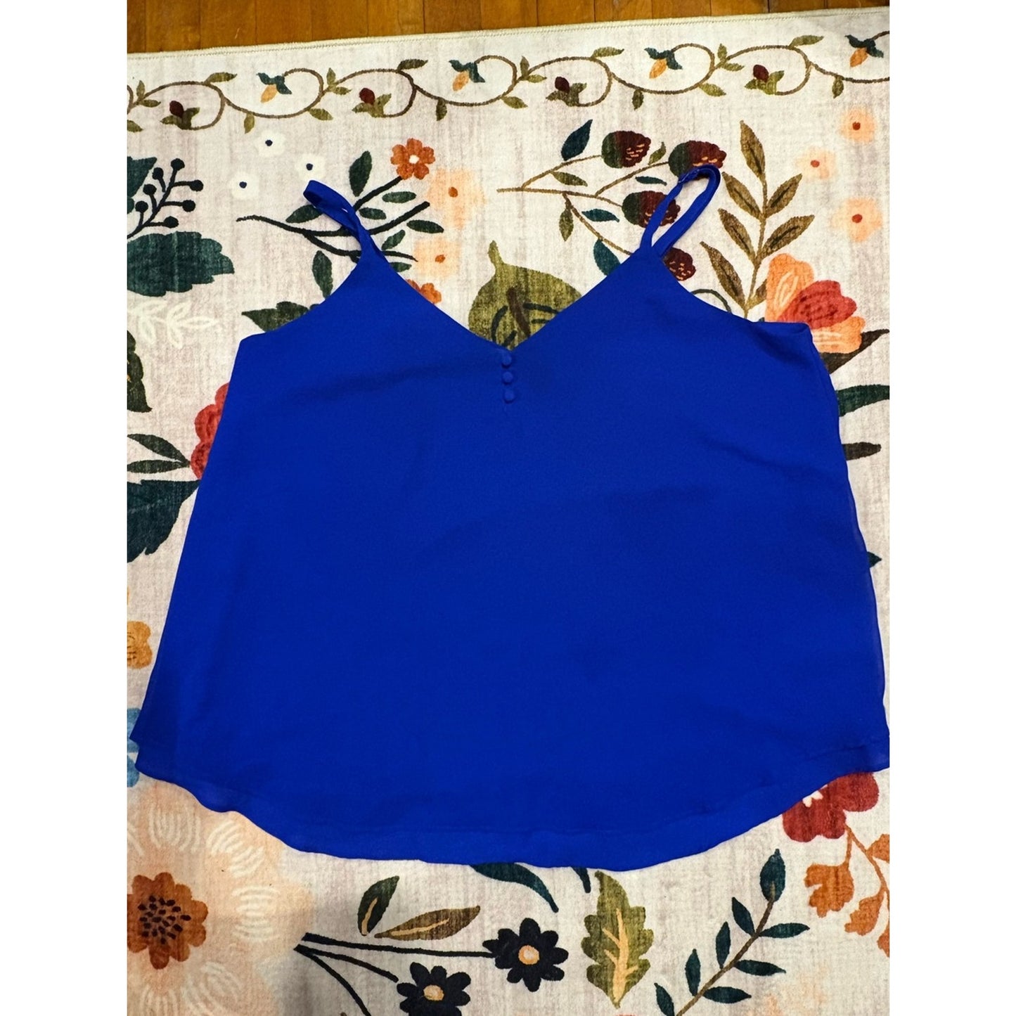 torrid Cobalt Blue V-Neck Spaghetti Strap Cami