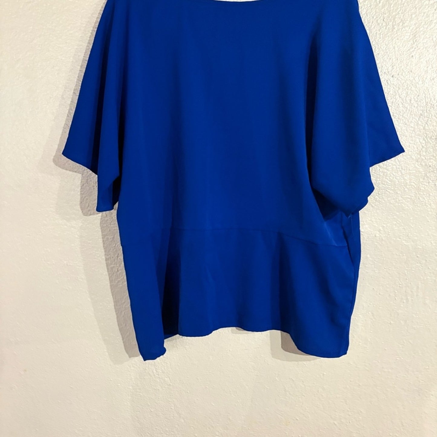 Women's V-Neck Tunic Top in Royal Blue