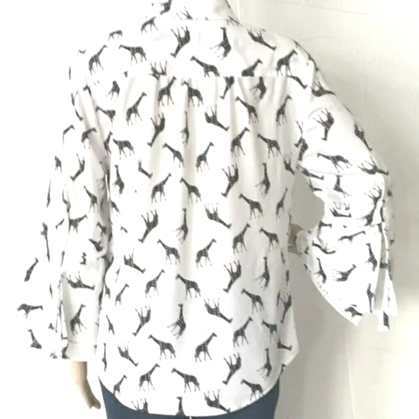 Chico’s Giraffe Print Blouse