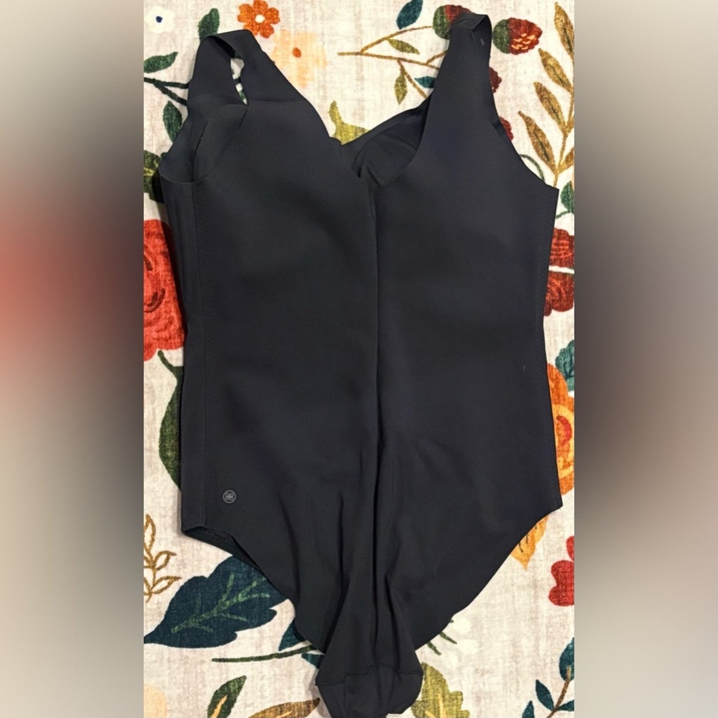 Honeylove Navy Sculpting V-Neck Bodysuit