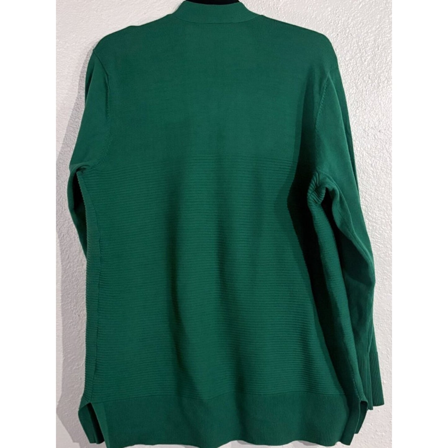Time and Tru Emerald Green Cardigan