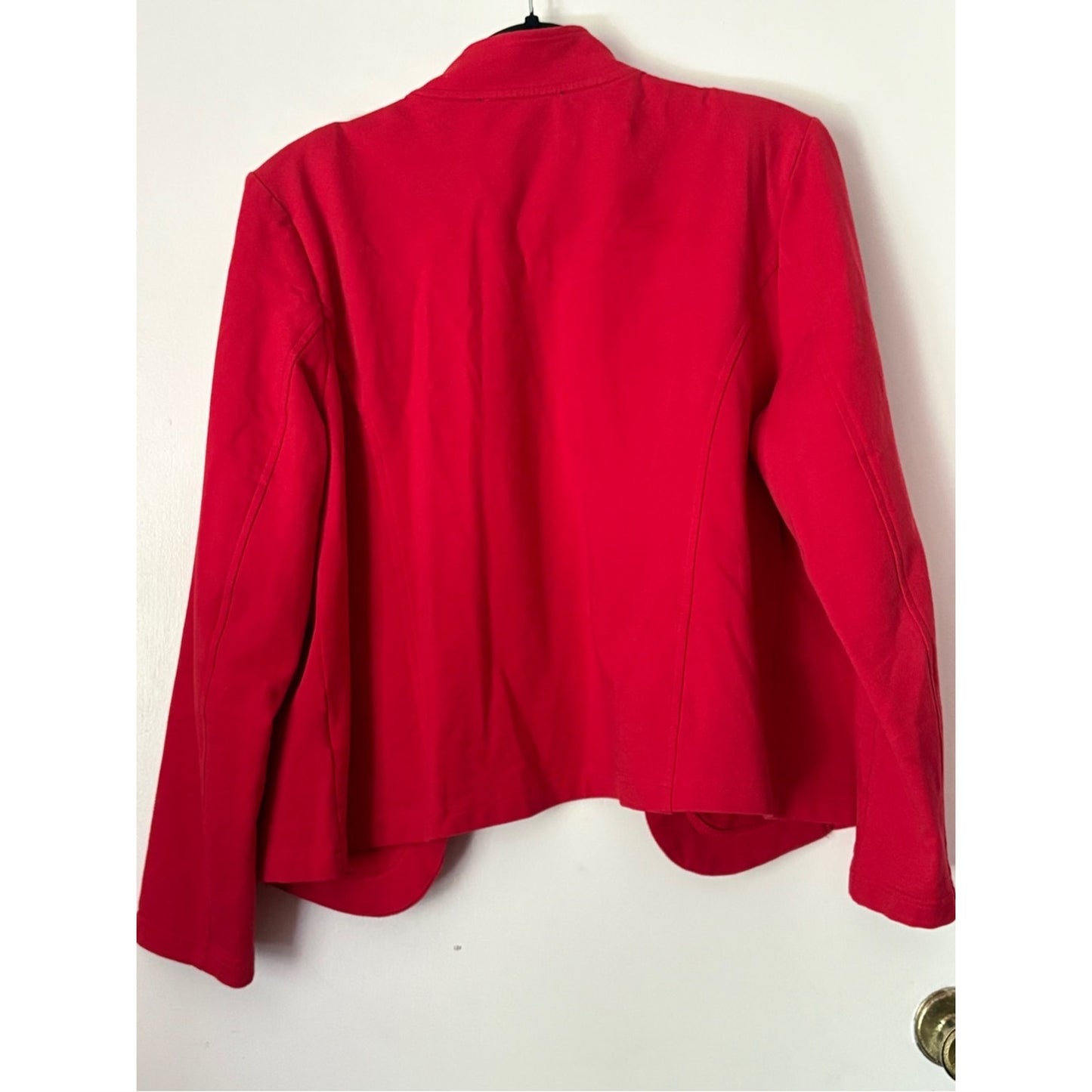 Tommy Hilfiger Women's Red Military-Style Jacket