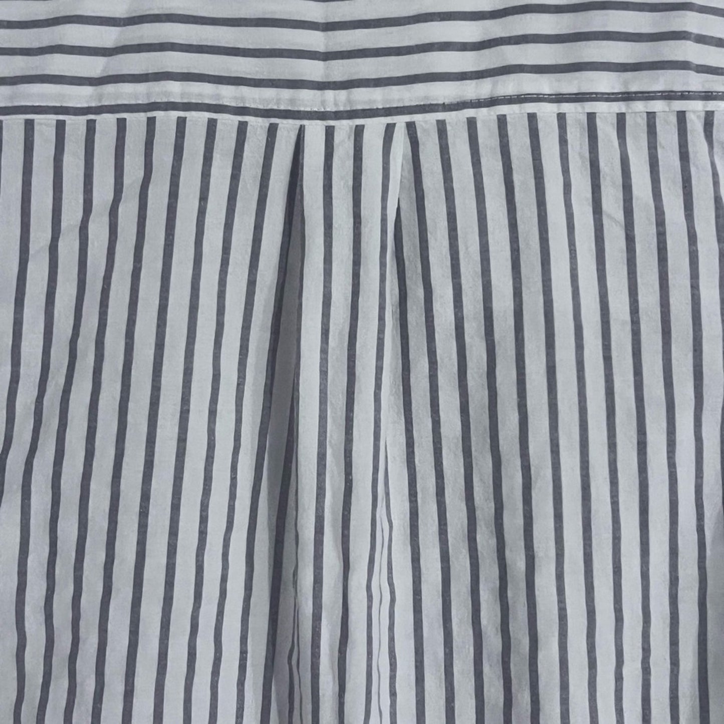 Torrid light blue and White Stripe button-up