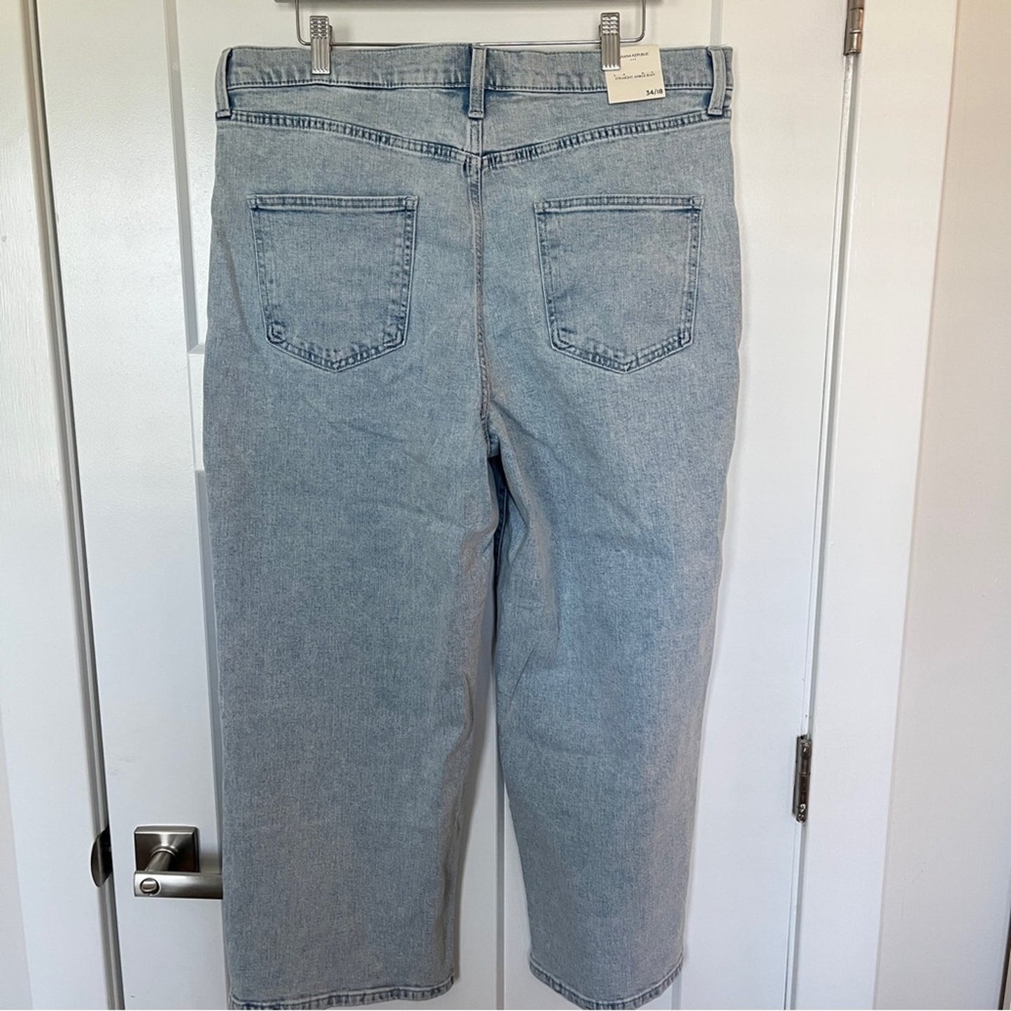 Banana Republic Light Wash Straight Leg Jeans