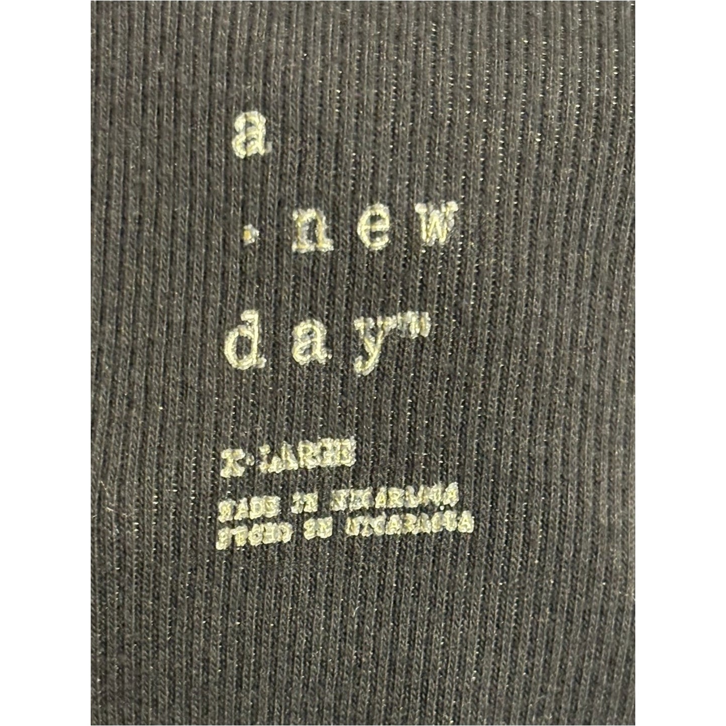 a new day Black Women's Ribbed Tank Top