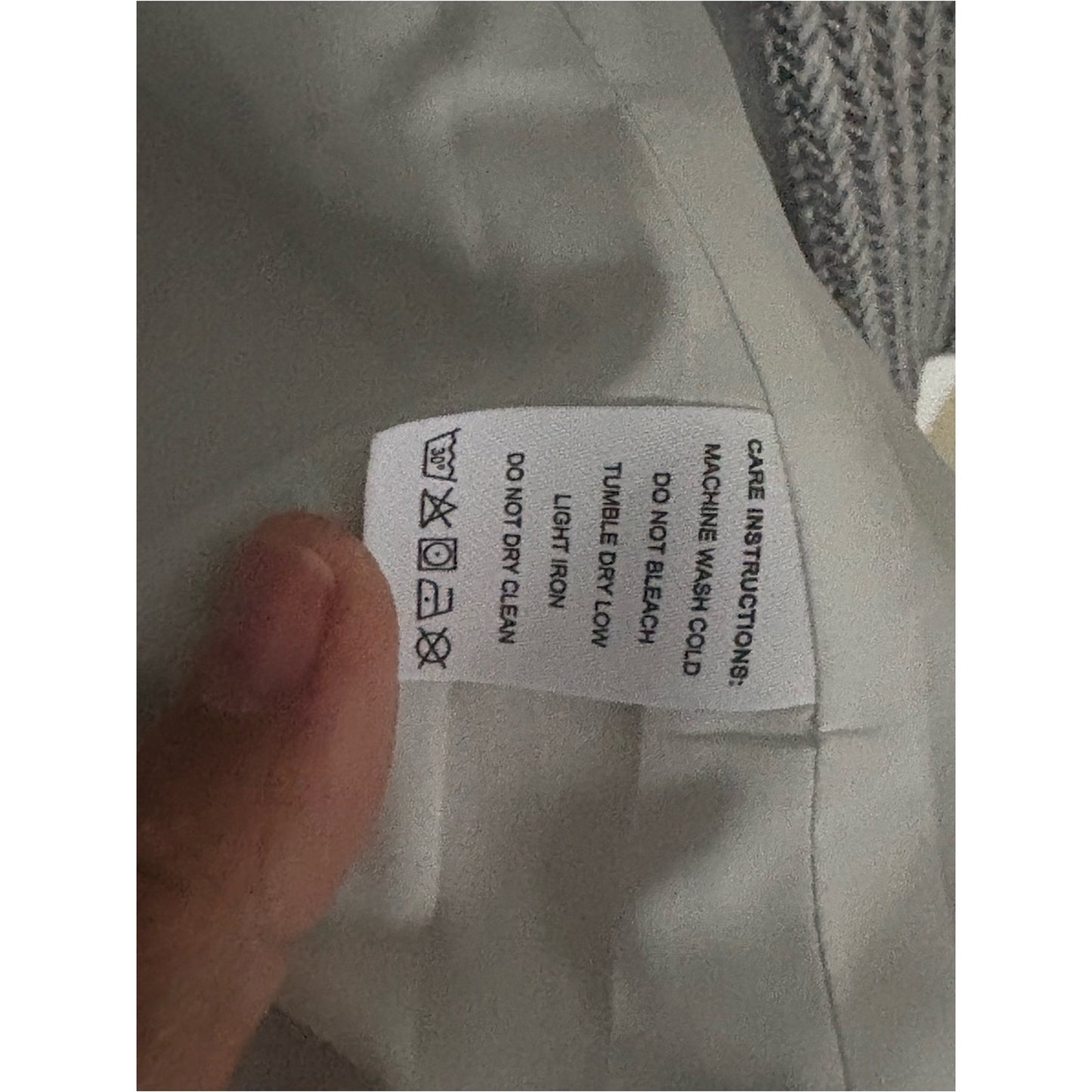 Source Unknown Light Gray Ribbed Single-Button Blazer