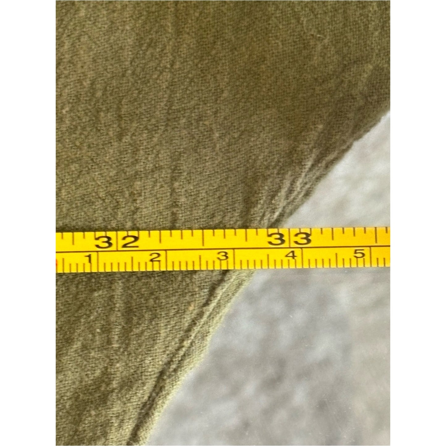 LINEN Olive Green Relaxed Tunic with Side Pockets