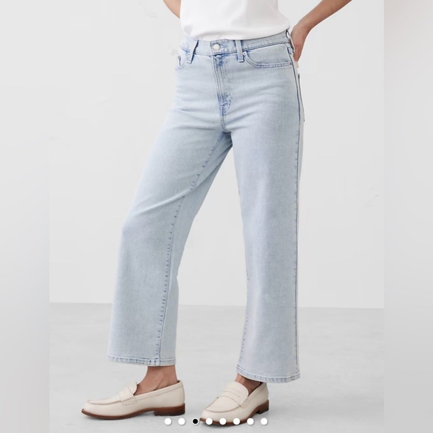Banana Republic Light Wash Straight Leg Jeans