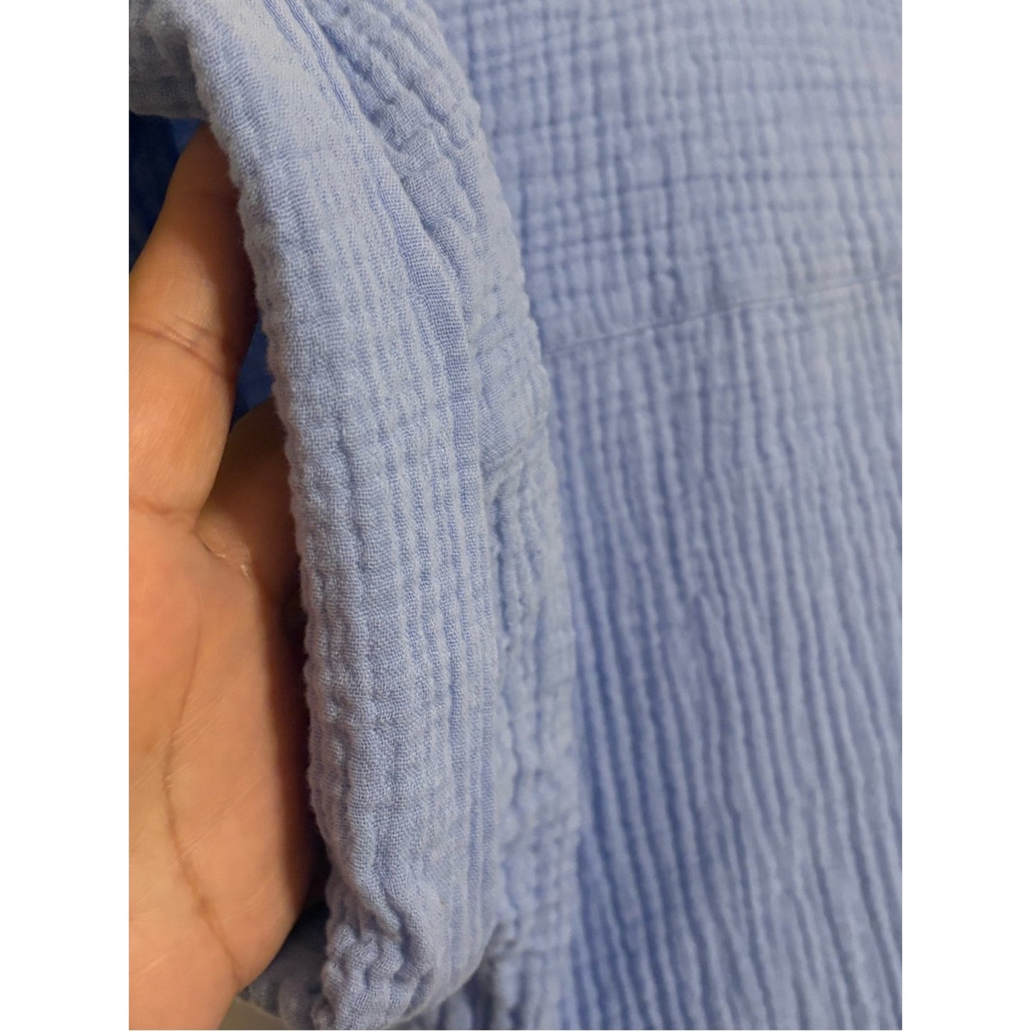 J. Crew Men’s Light Blue Gauze Polo