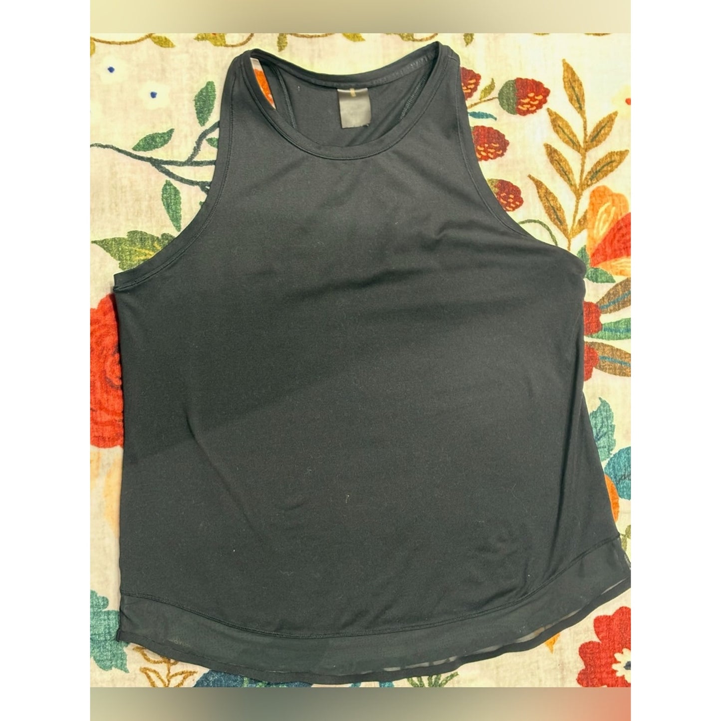 CALIA by Carrie Underwood Black High-Neck Racerback Tank