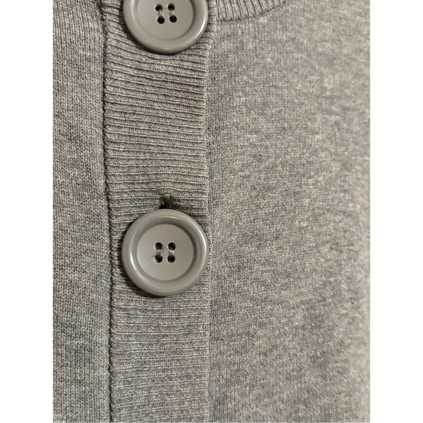 H&M Gray Ribbed Crewneck Sweater