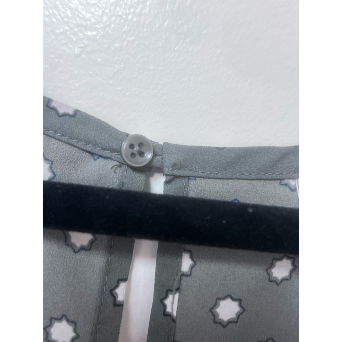 Merona Gray Polka Dot Sleeveless Blouse