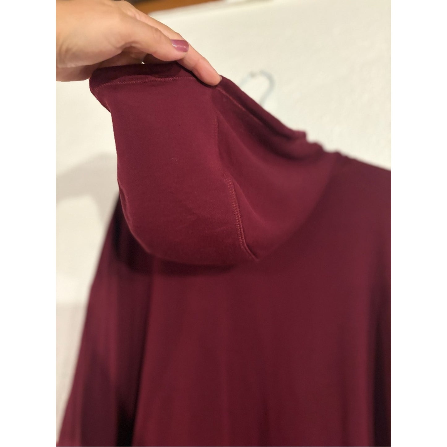Athletic Works Women's Hooded Pullover - Burgundy Wine