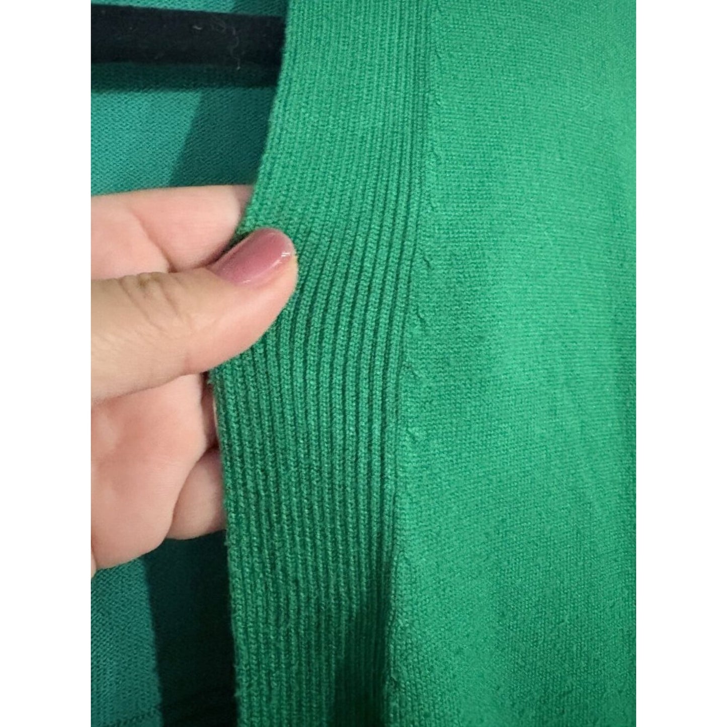 Time and Tru Emerald Green Cardigan
