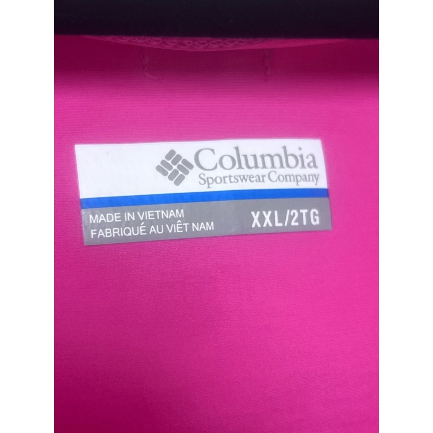 Columbia Fuchsia Sleeveless V-Neck Midi Dress with Side Ruched Tie