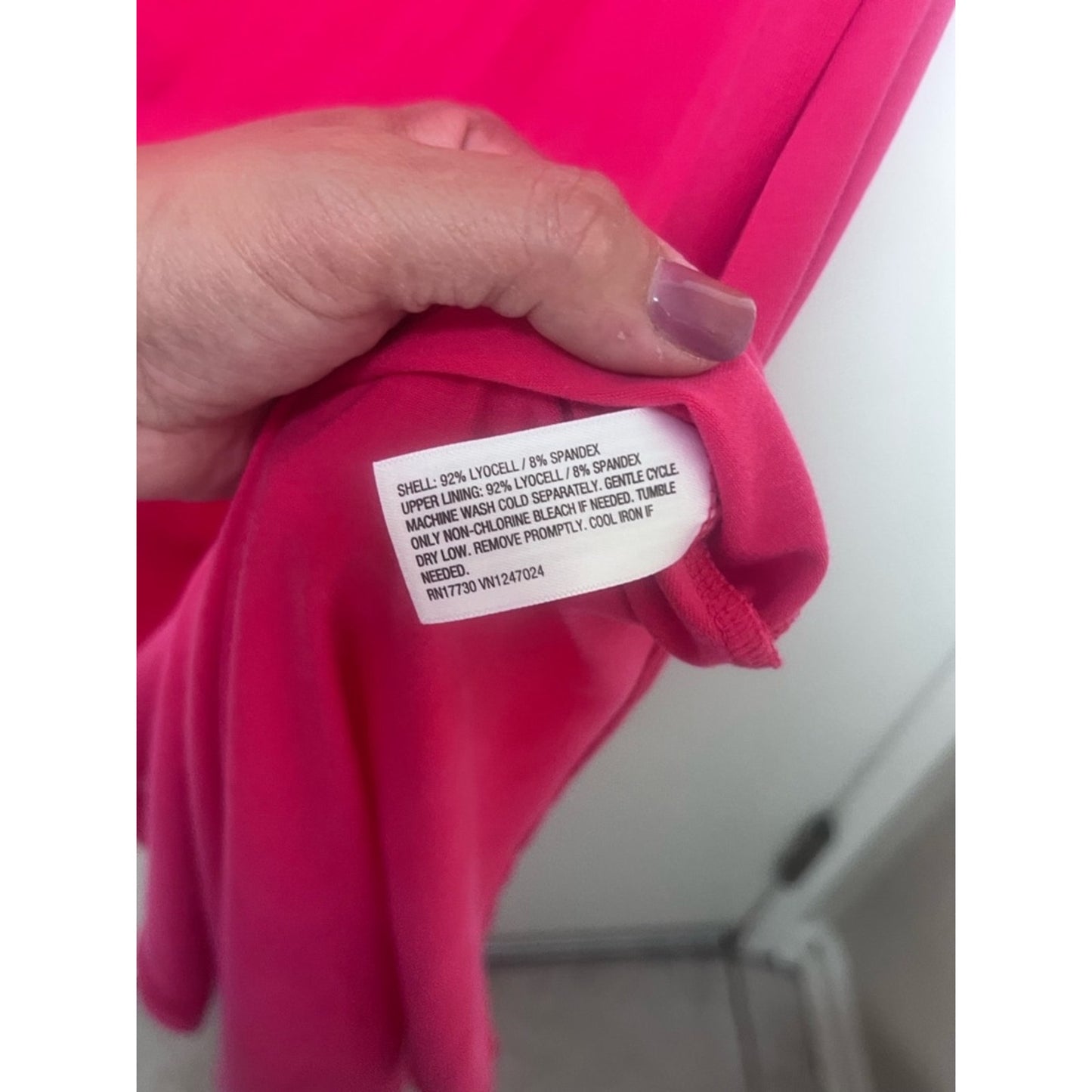 a new day Sleeveless Cowl Neck Midi Dress in Fuchsia